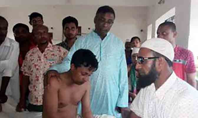 চুনারুঘাটে মাদক ব্যবসায়ীদের হামলার শিকার সাংবাদিক নাসির