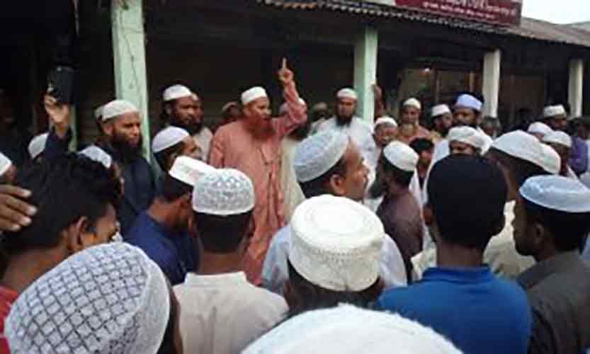 ভোলায় নিহতের ঘটনায় বানিয়াচঙ্গে বিক্ষোভ