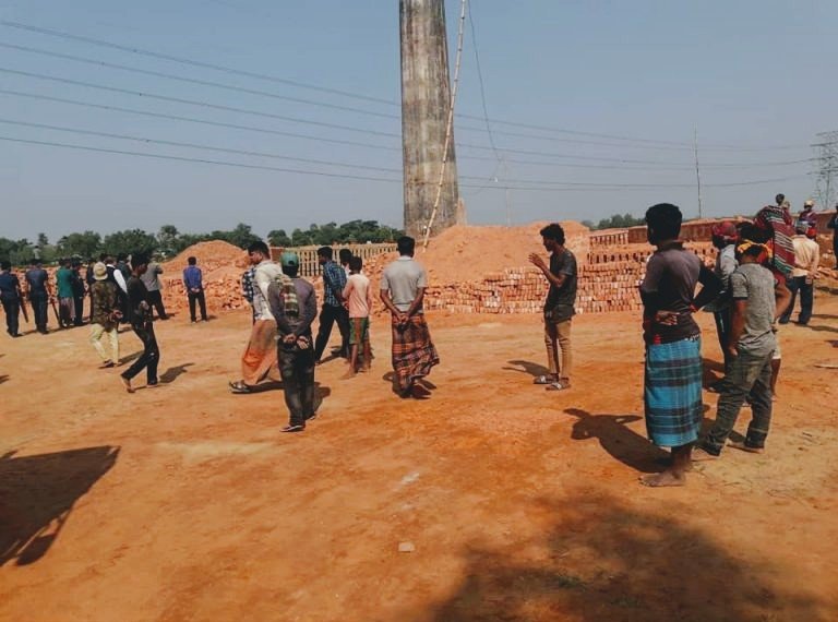 ইটভাটা ভাঙ্গার ৩০ মিনিট পর মেরামত শুরু