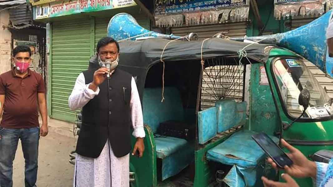 মাধবপুরে করোনা ভাইরাস সচেতনে আওয়ামীলীগের প্রচারনা
