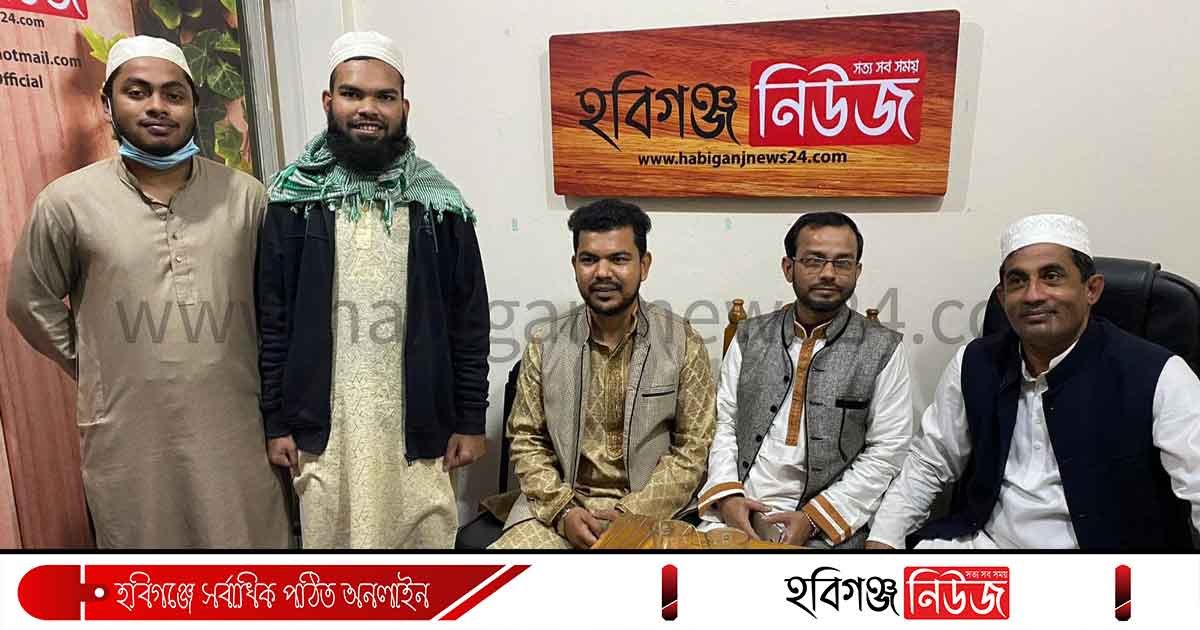 হবিগঞ্জ নিউজ কার্যালয়ে মেয়র প্রার্থী আতাউর রহমান সেলিম