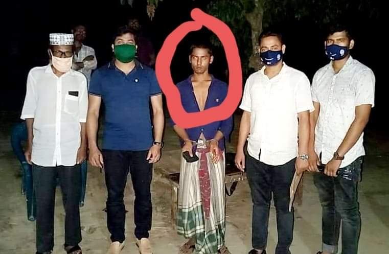 লাখাইয়ে গাজা সেবনের প্রস্তুতিকালে আটক ১