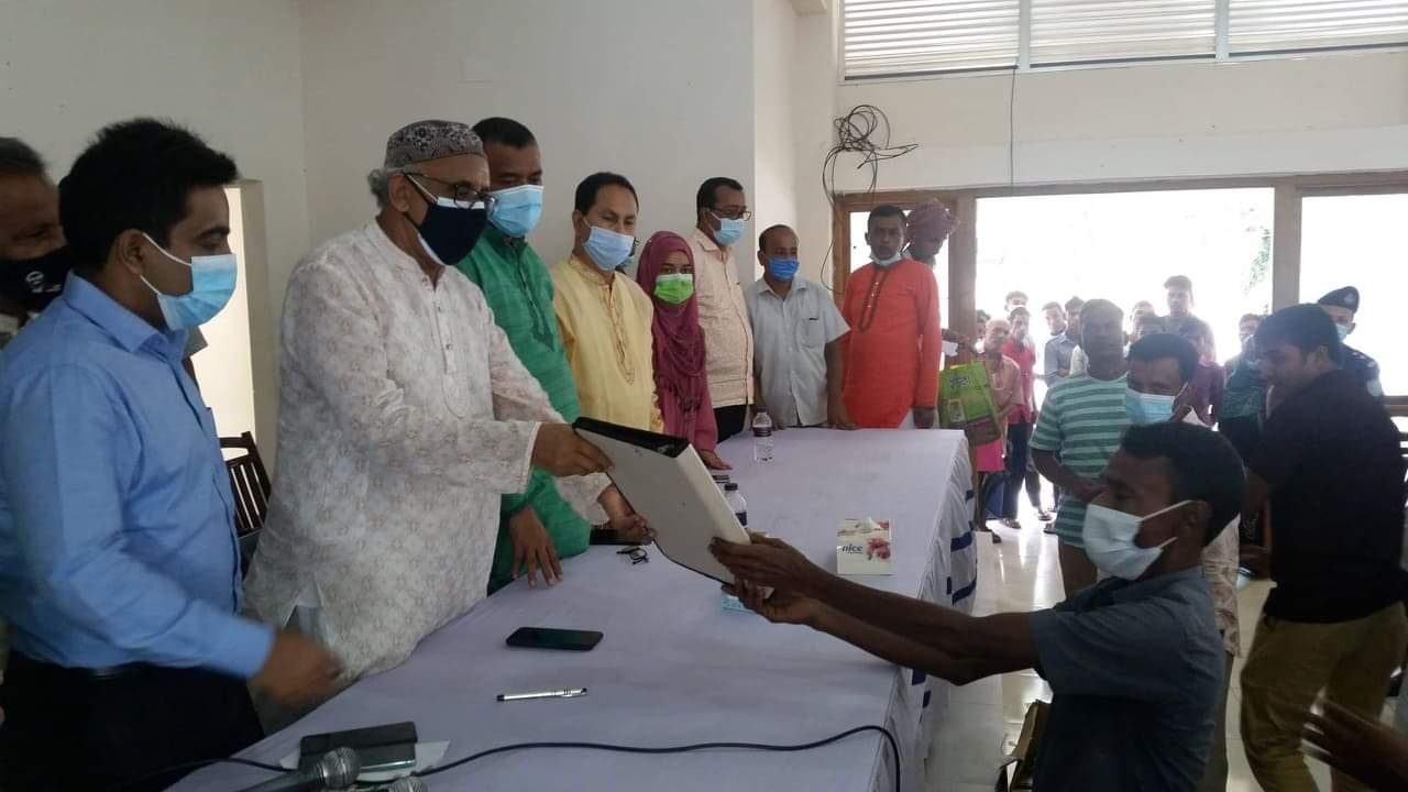 বানিয়াচংয়ে প্রধানমন্ত্রীর উপহারের ঘর পেয়েছেন ৭০টি পরিবার
