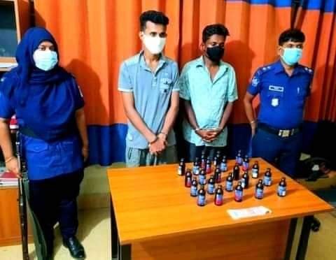 ইয়াবা ও ফেনসিডিল সহ মাধবপুরে গ্রেফতার ২