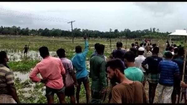 নবীগঞ্জ ৭ নং করগাঁও ইউনিয়নে সাম্প্রতায়িক সংর্ঘষ আহত অর্ধশত