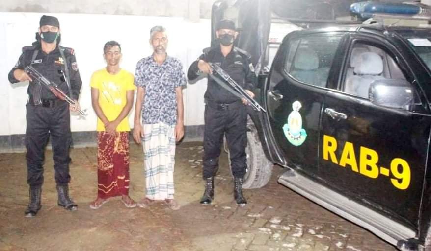 লাখাইয়ে ইয়াবাসহ ২মাদক ব্যবসায়ী র‌্যাবের আটক