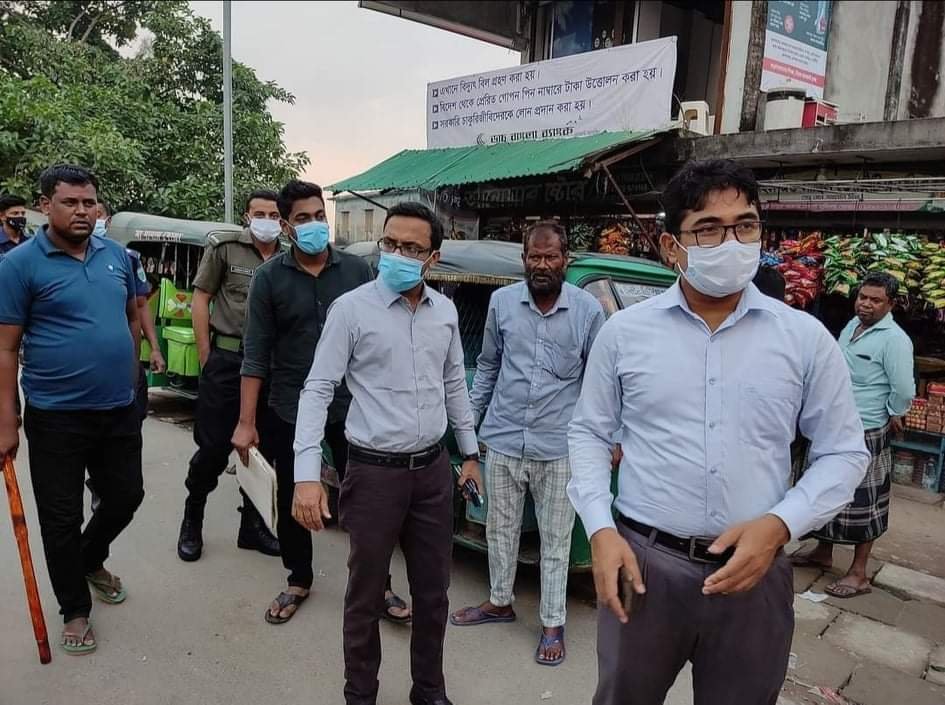 লাখাইয়ে মোবাইল কোর্টের জরিমানা