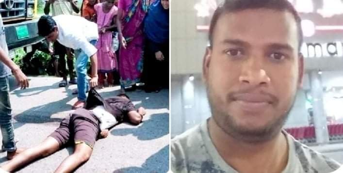 লাখাইয়ে ট্রাকের সাথে সংঘর্ষে মোটরসাইকেল আরোহী নিহত