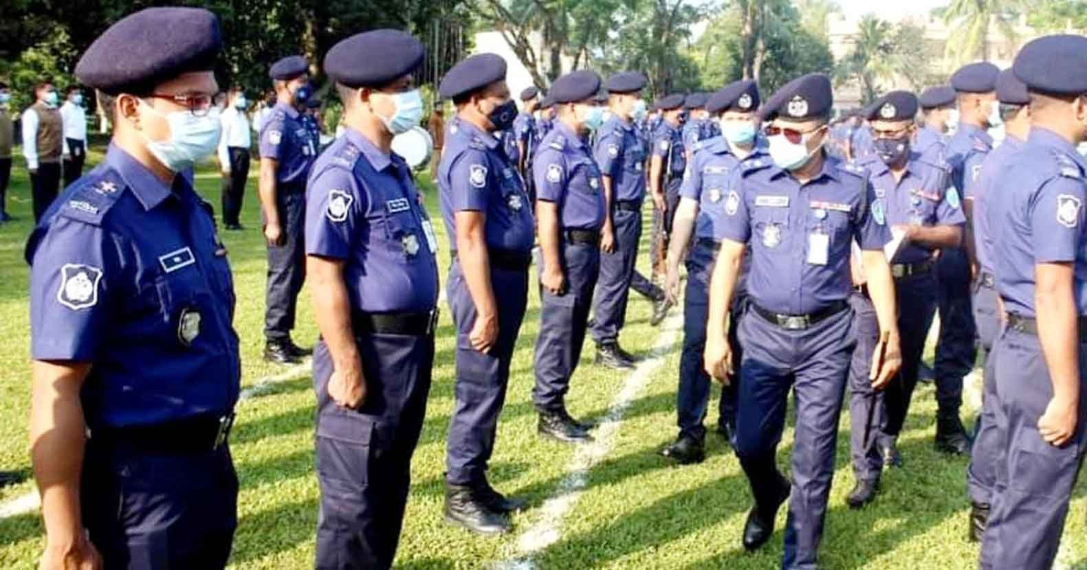 হবিগঞ্জ জেলা পুলিশের মাস্টার প্যারেড অনুষ্ঠিত