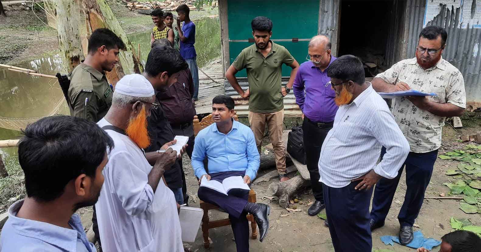 লাখাইয়ে মাদকদ্রব্য নিয়ন্ত্রণে মোবাইল কোর্ট পরিচালনা